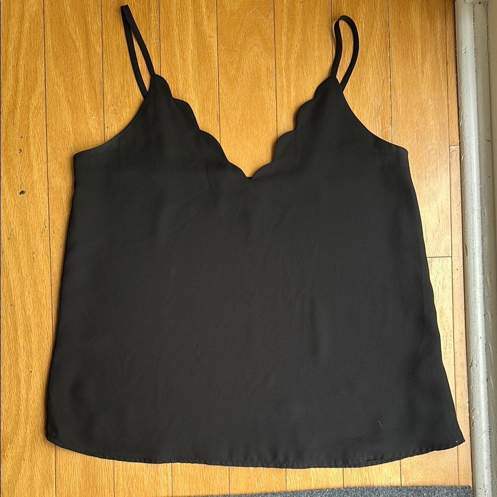 Socialite Black Camisole Sleeveless Top